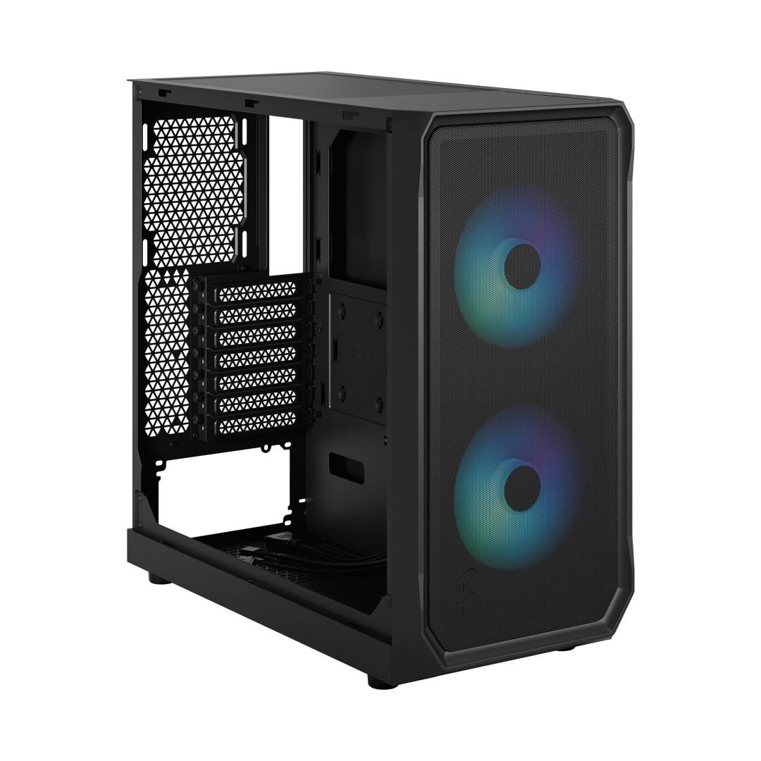 Fractal Design Focus 2 RGB Tempered Glass Black TG Clear Tint