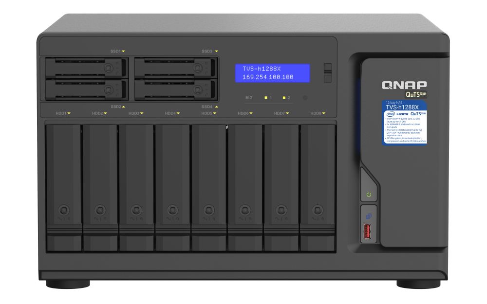 QNAP NAS TVS-H1288X-W1250-16G (16GB) (12HDD)