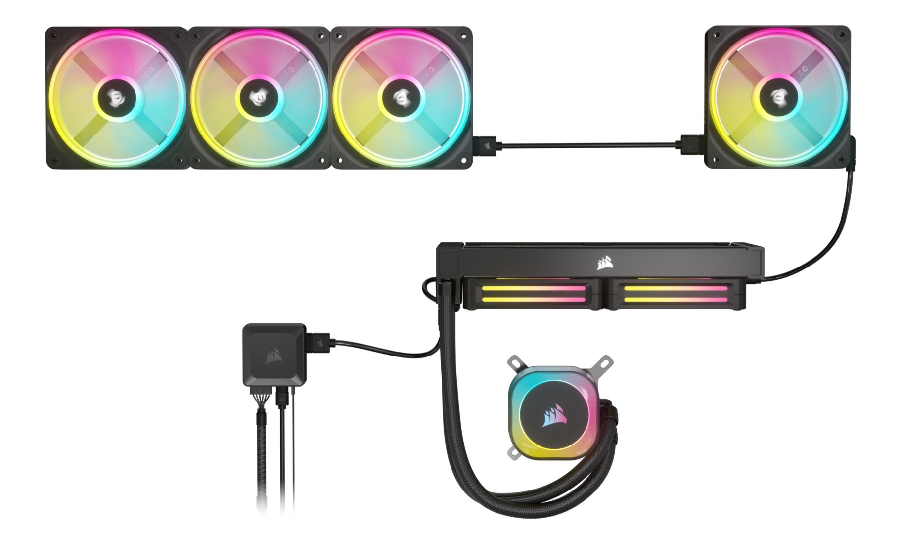 Corsair QX120 RGB 120mm PWM PC Fan