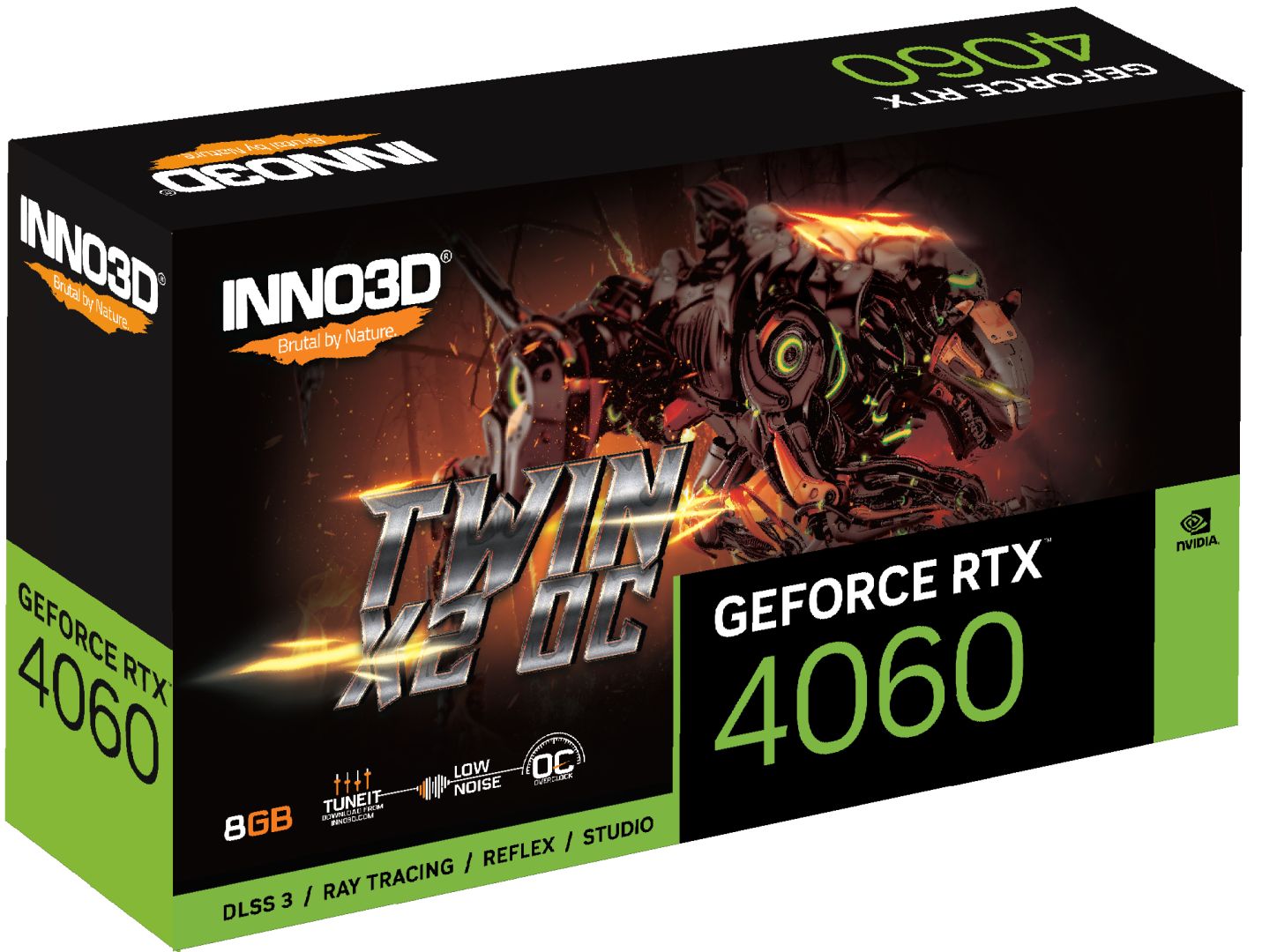 Inno3D GeForce RTX 4060 8GB DDR6 Twin X2 OC