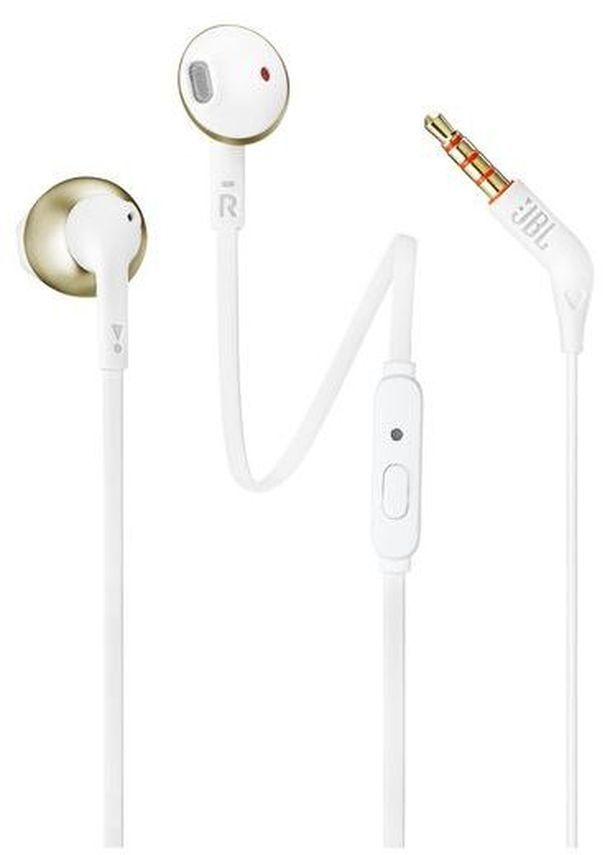 JBL T205CGD Headset White Champagne