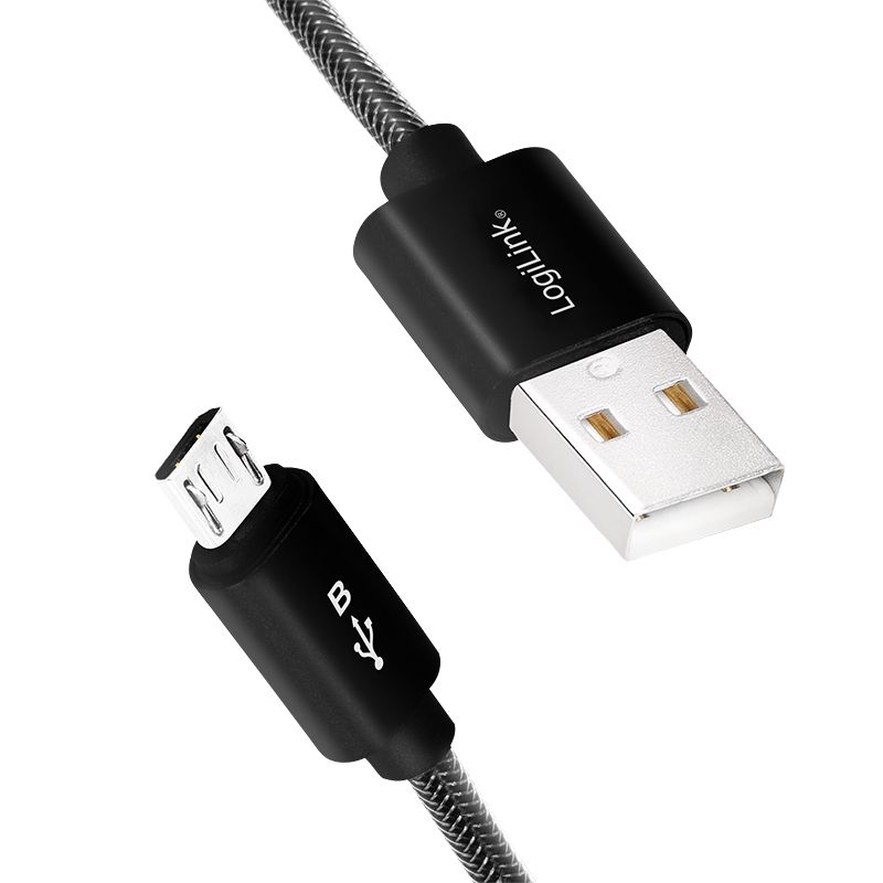 Logilink USB 2.0 cable USB-A/M to Micro-USB/M 1m Black