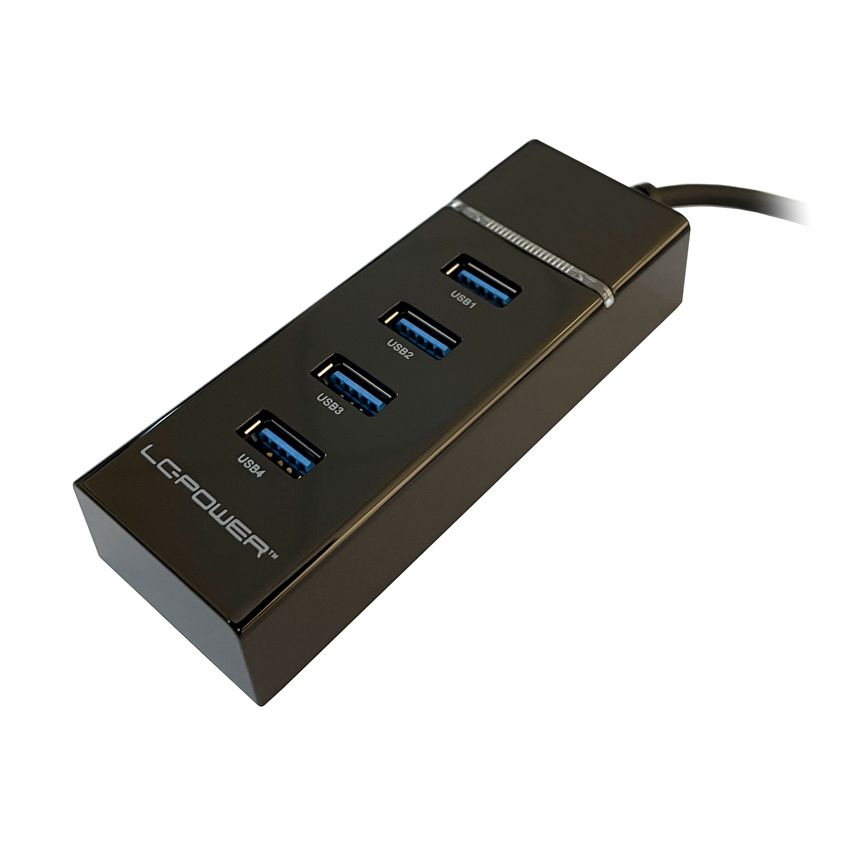 LC Power LC-HUB-U3-4 USB hub Black