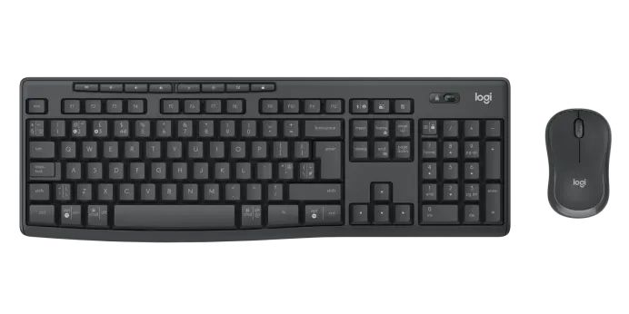 Logitech MK370 Wireless billentyűzet + optikai egér Black UK