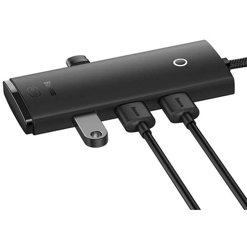 Baseus Lite Series 4in1 USB3.0 Hub Black