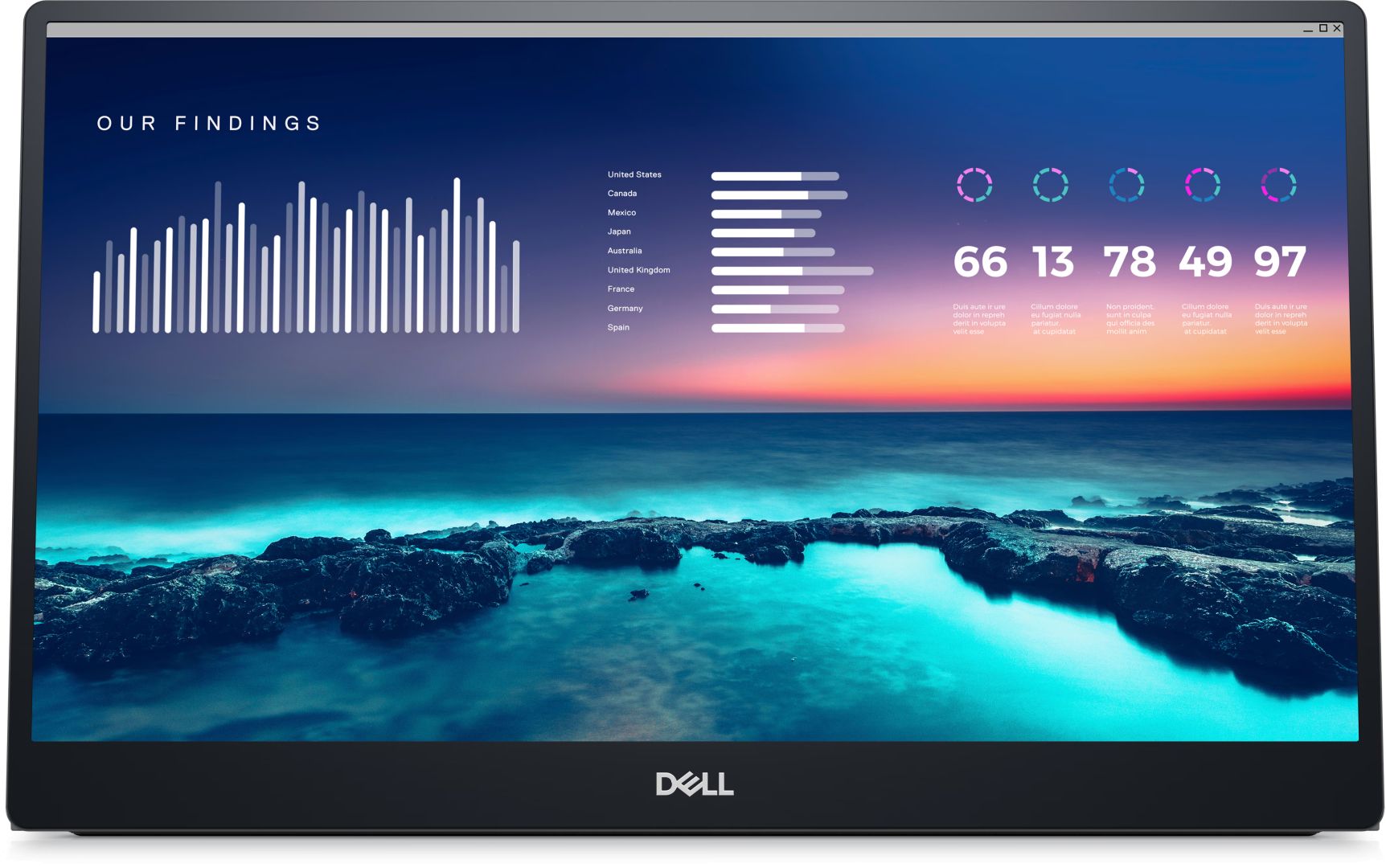 Dell 14" P1424H IPS LED Portable