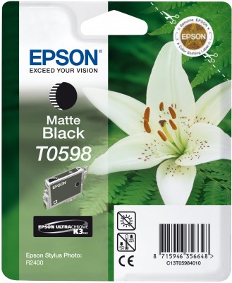 Epson T0598 Matte Black Ultra Chrome K3