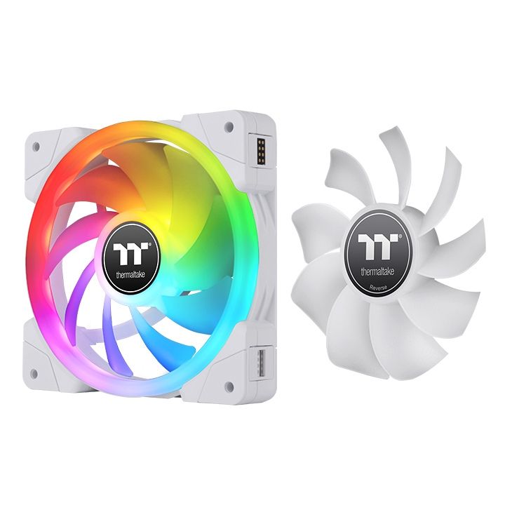 Thermaltake SWAFAN EX12 ARGB PC Cooling Fan White TT Premium Edition (3-Fan Pack)