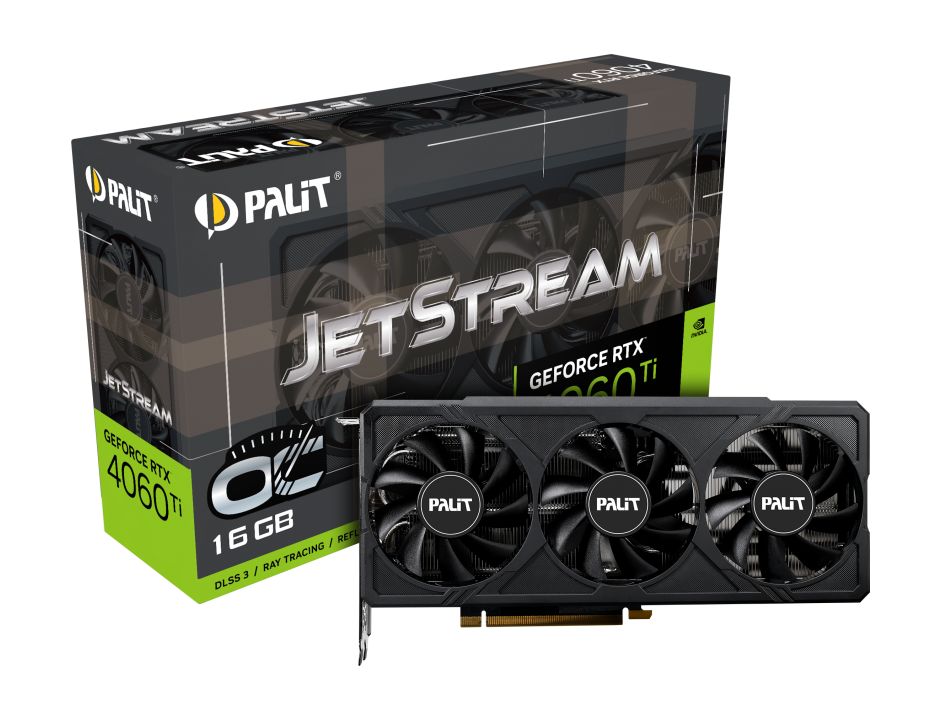 Palit GeForce RTX 4060 Ti 16GB DDR6 JetStream OC