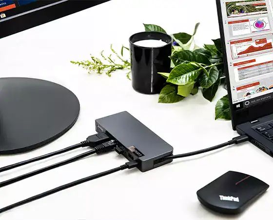 Lenovo Powered USB-C Travel Hub Iron Gray