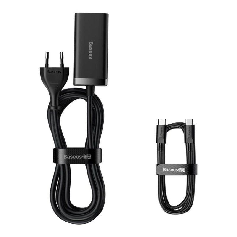 Baseus GAN3 Pro 2xUSB-C/2xUSB-A 100W Universal Fast Charger Black