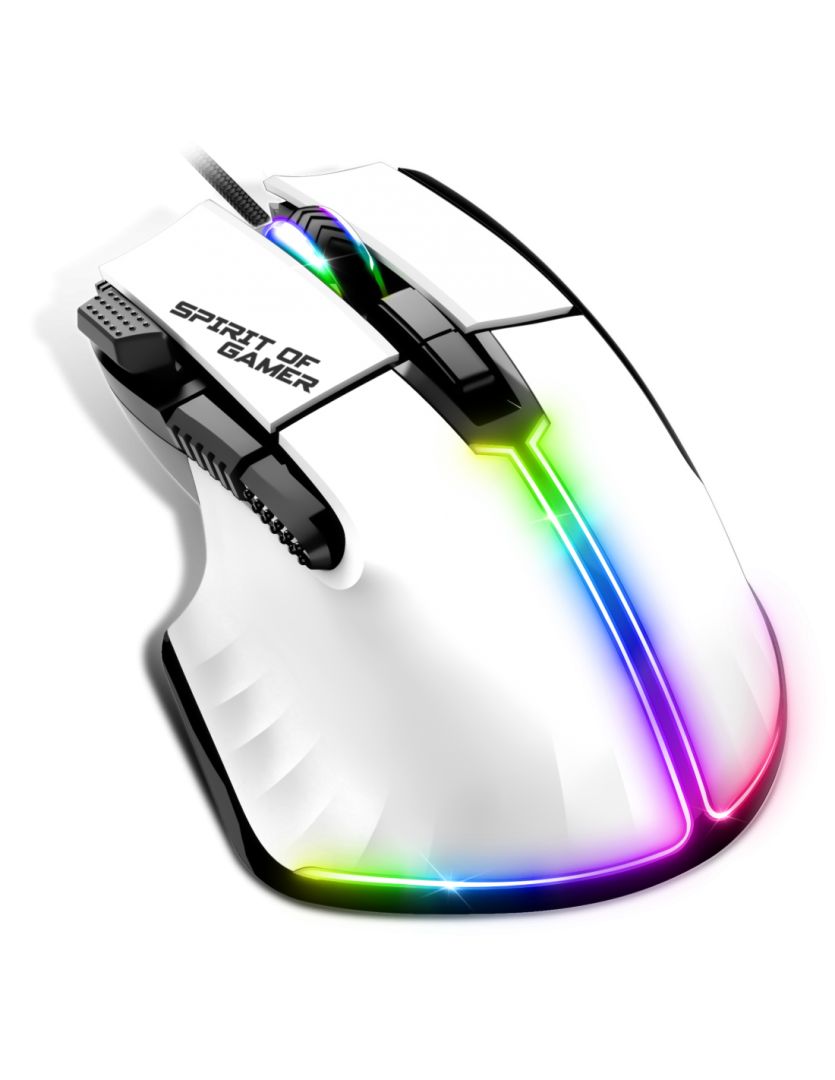 Spirit Of Gamer Pro-M5 RGB Arctic White