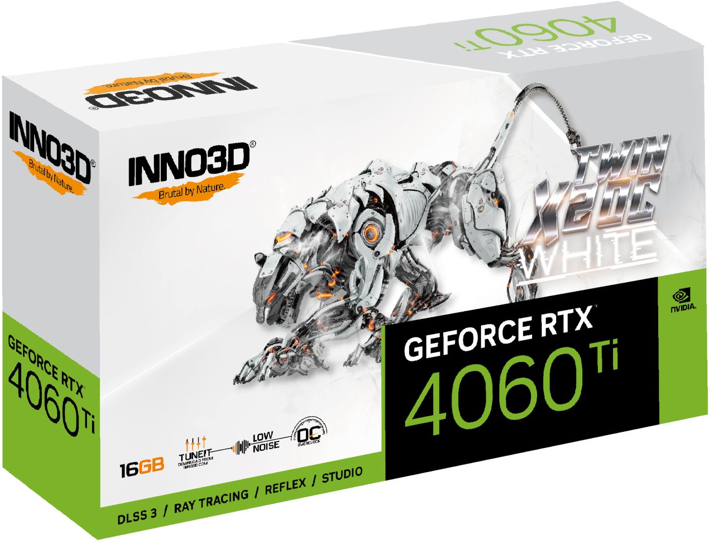 Inno3D GeForce RTX 4060 Ti 16GB Twin X2 OC White