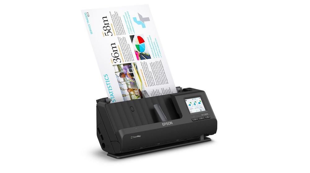 Epson WorkForce ES-C380W Lapáthúzós Szkenner Black