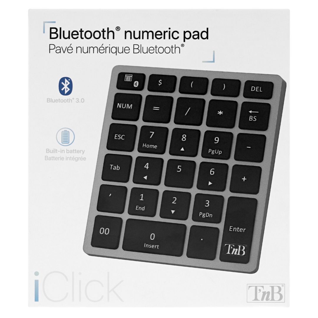 TnB Bluetooth Digital Bluetooth Keypad Grey