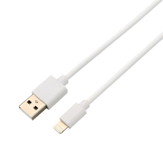 Avax CB104W PURE USB-A - Lightning 1m Cable White