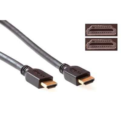 ACT HDMI High Speed v2.0  HDMI-A male - HDMI-A male cable 0,5m Black