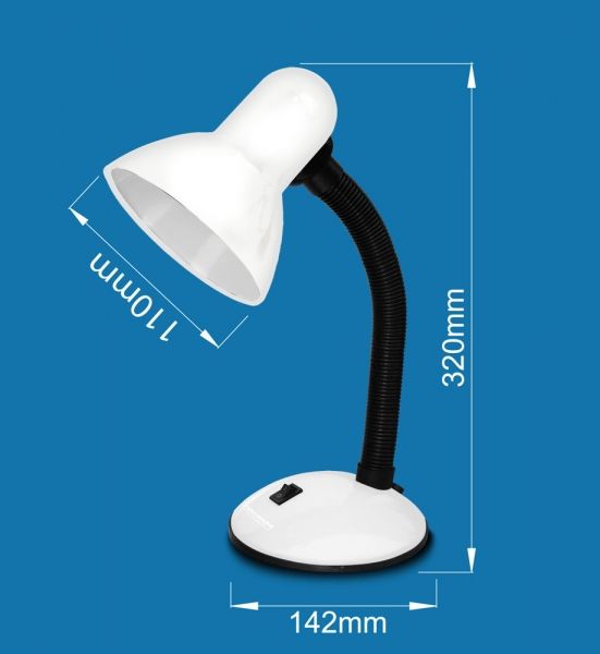 Esperanza Arcturus E27 Desk Lamp Blue