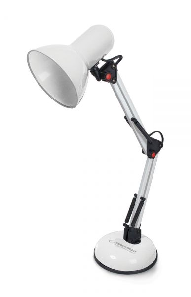 Esperanza Avior E27 Desk Lamp White