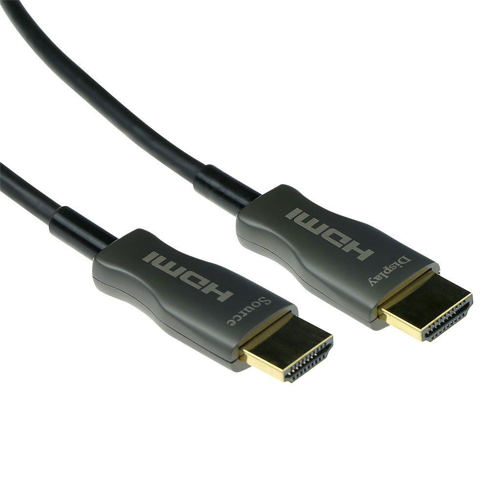 ACT HDMI Premium Active Optical v2.0 HDMI-A male - HDMI-A male cable 20m Black