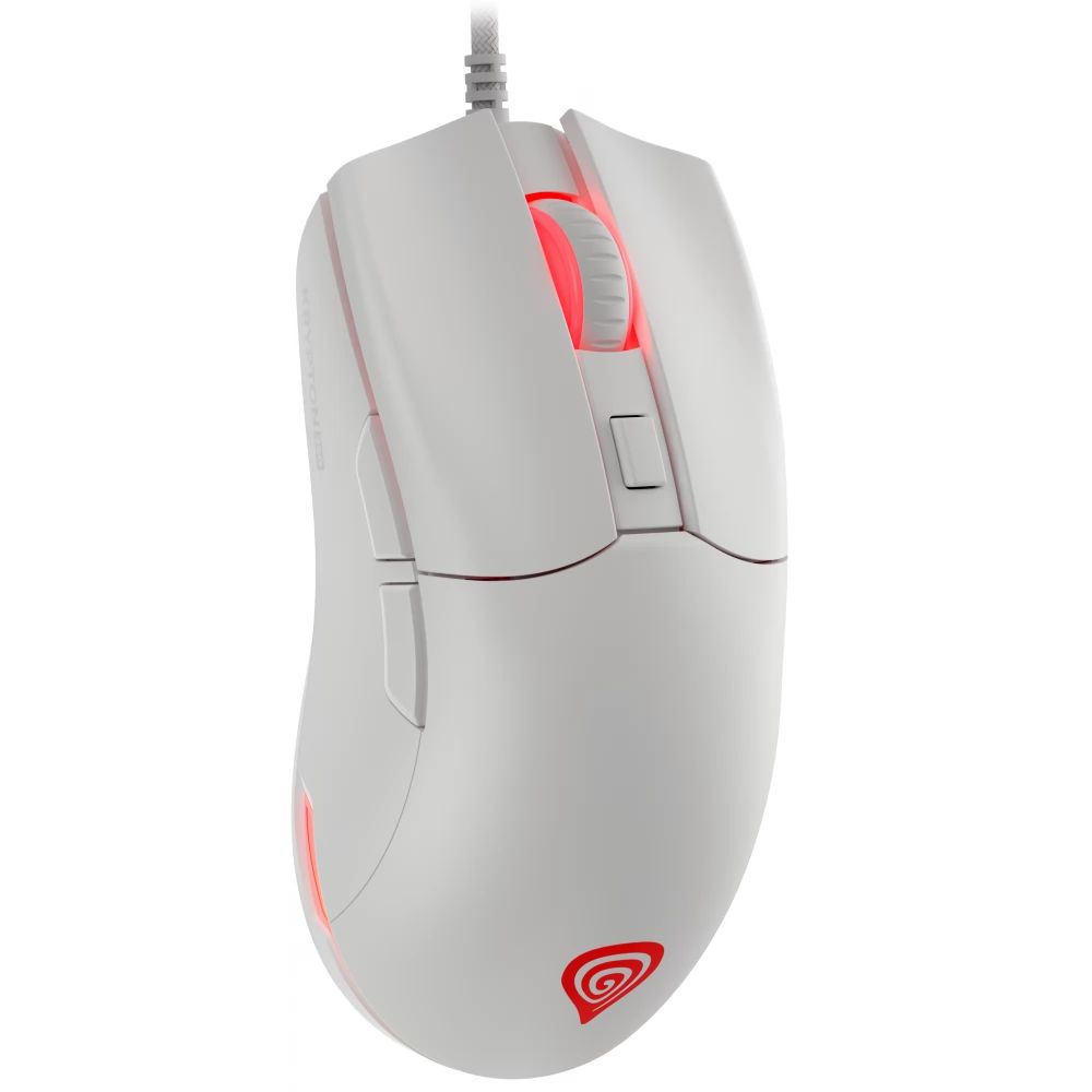 Genesis Krypton 750 RGB Gaming Mouse White