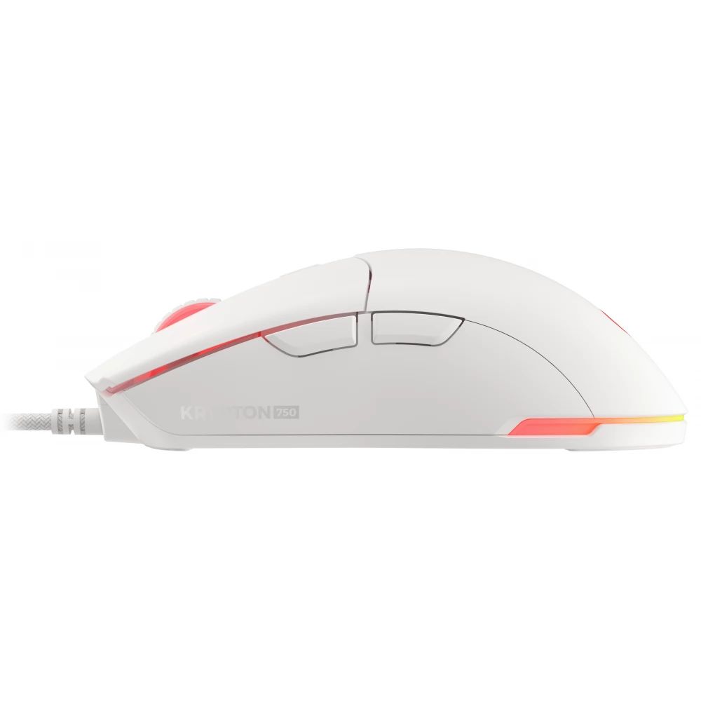 Genesis Krypton 750 RGB Gaming Mouse White