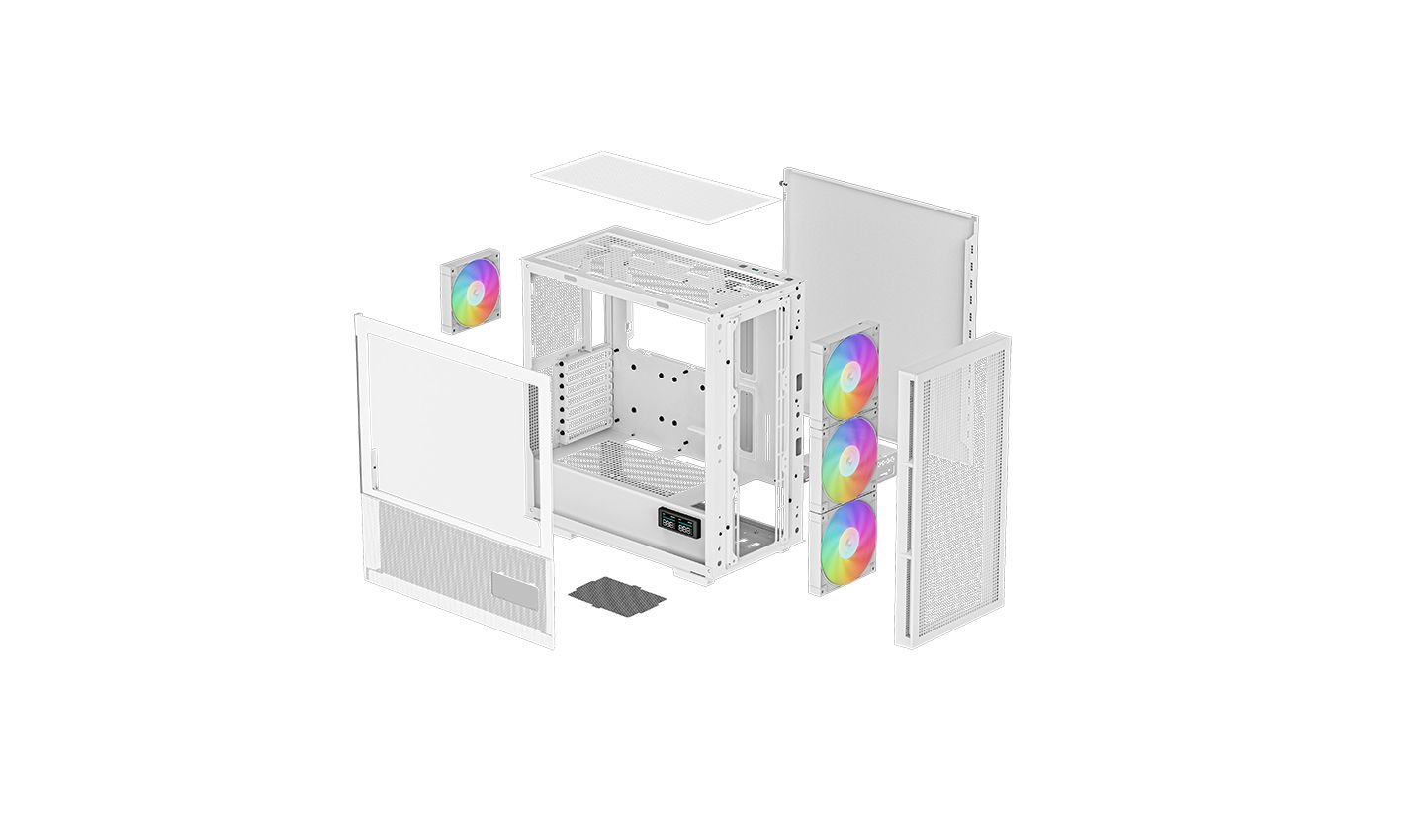 DeepCool CH560 DIGITAL Window White