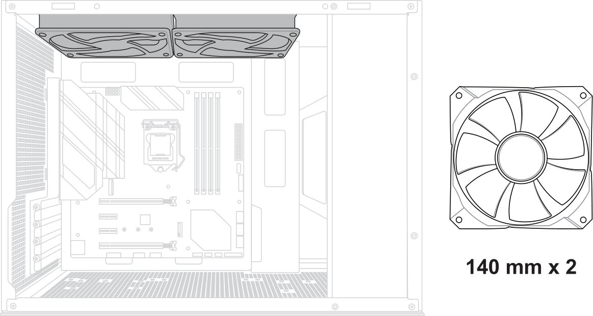 Asus Prime AP201 Tempered Glass White