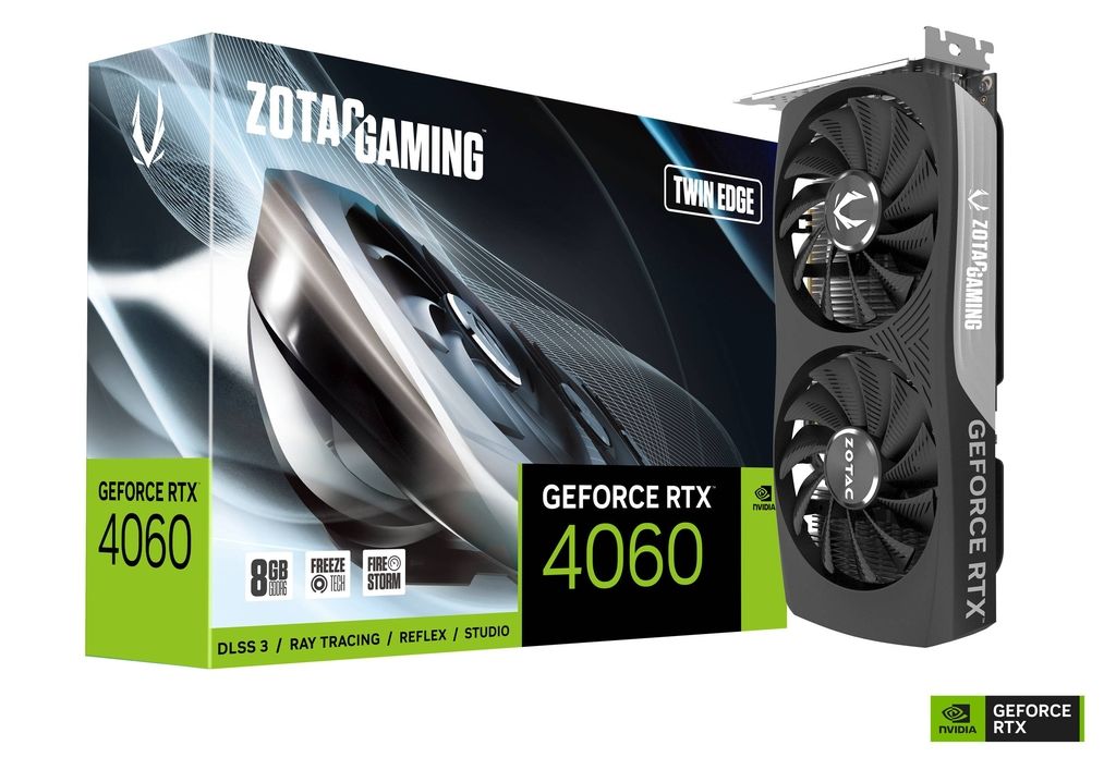 Zotac GeForce RTX 4060 8GB DDR6 Twin Edge