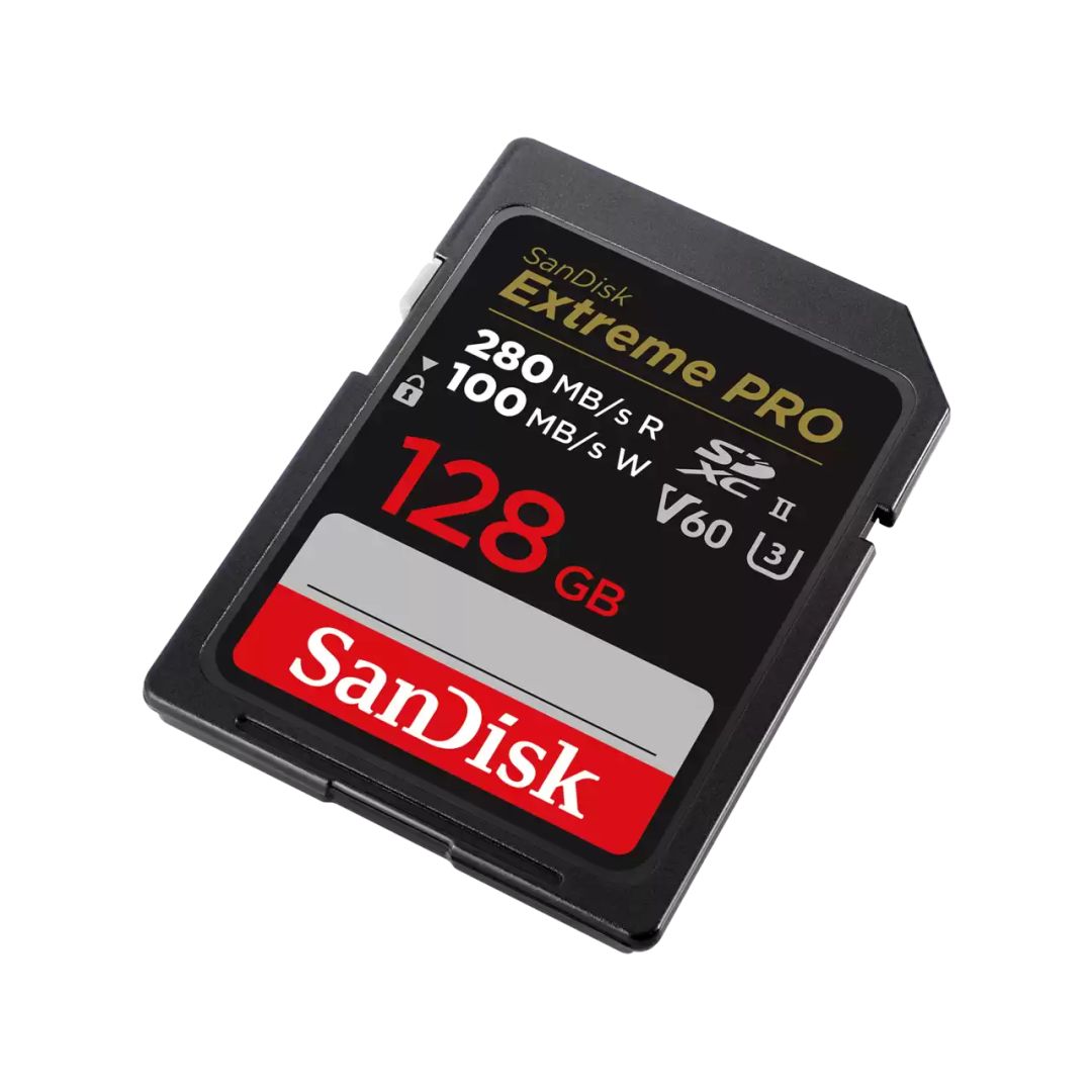 Sandisk 128GB SDXC Class 10 UHS-II V60