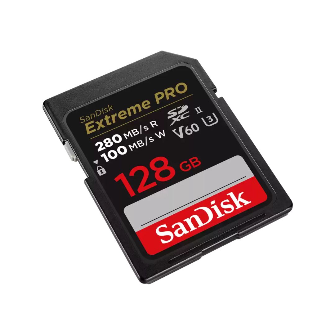 Sandisk 128GB SDXC Class 10 UHS-II V60