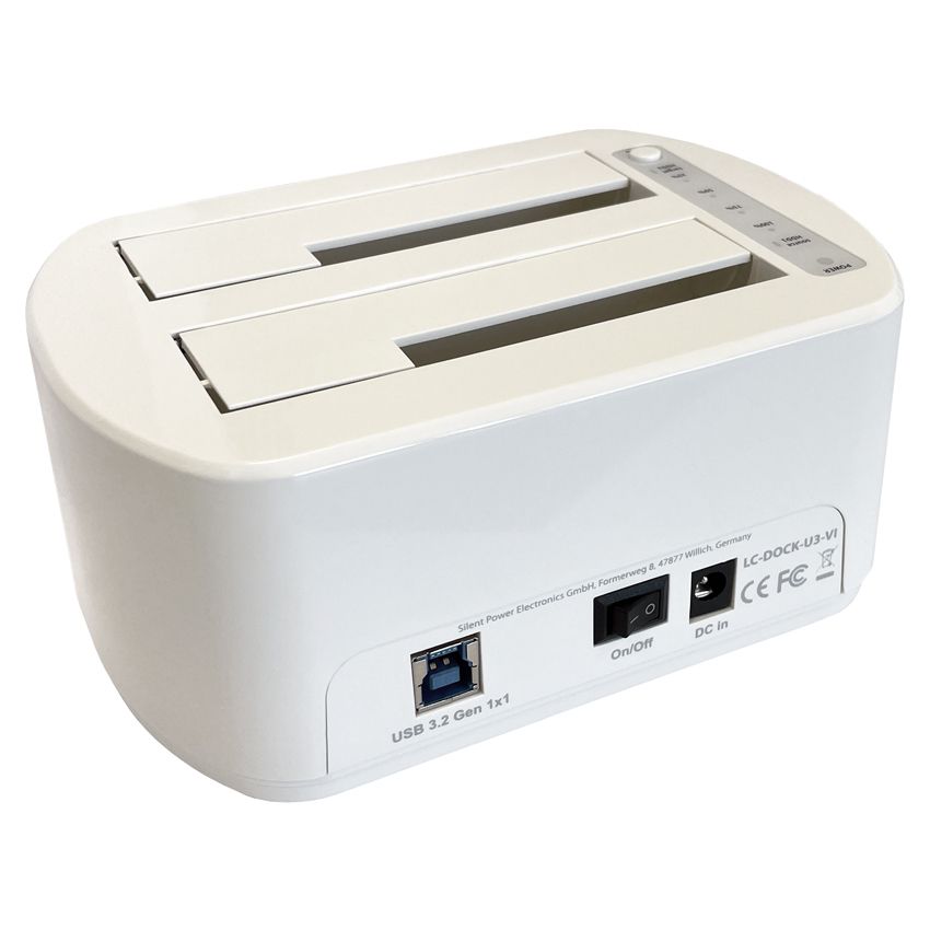 LC Power LC-DOCK-U3-VI HDD Docking Station White