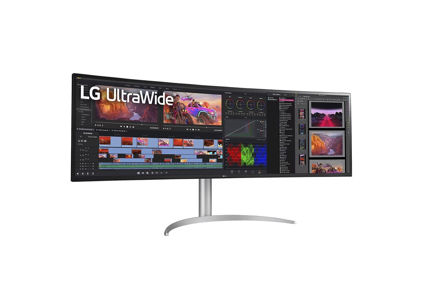 LG 49" 49WQ95C-W IPS LED Curved