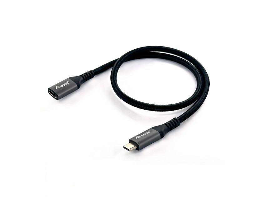 EQuip USB-C 3.2 Gen2 to USB-C Extension cable 1m Black