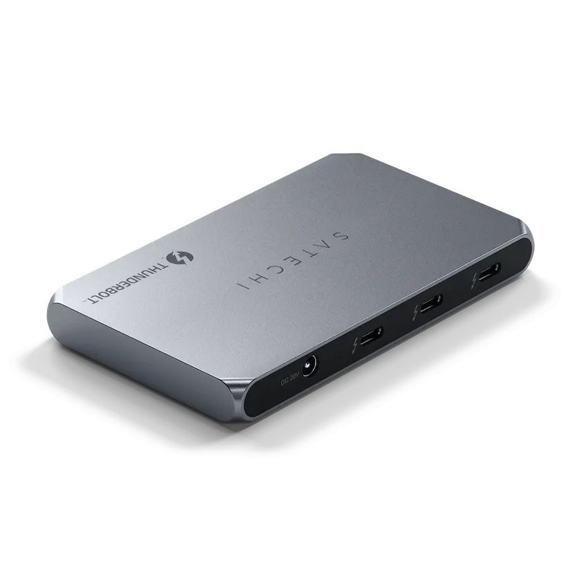 Satechi Aluminium Thunderbolt 4 Slim Hub Grey