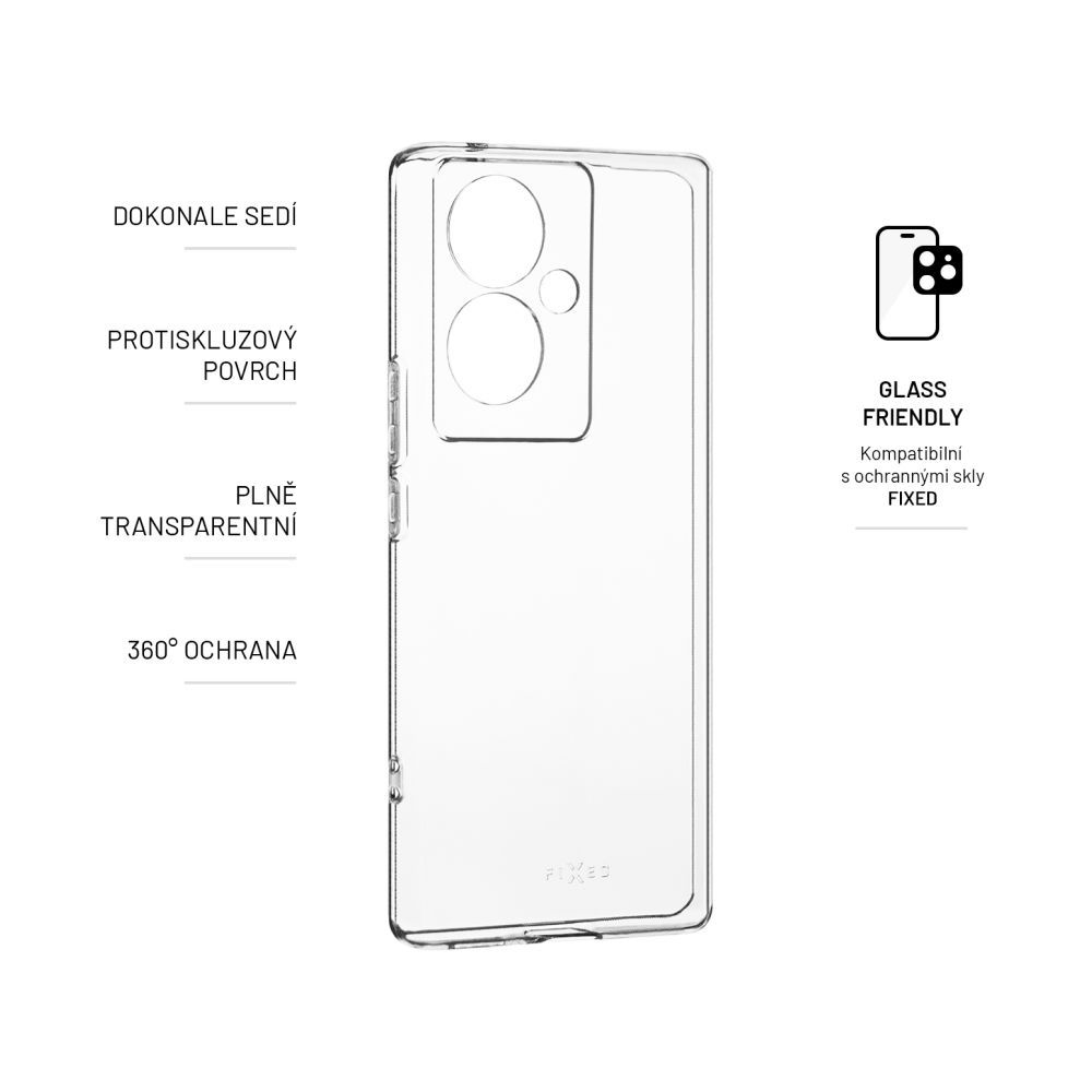 FIXED TPU Gel Case for Vivo V29 lite 5G, clear