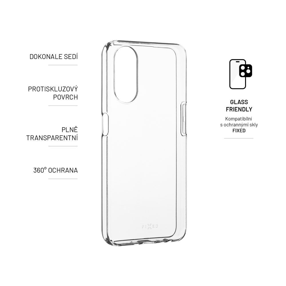 FIXED TPU Gel Case for OPPO A78 5G, clear