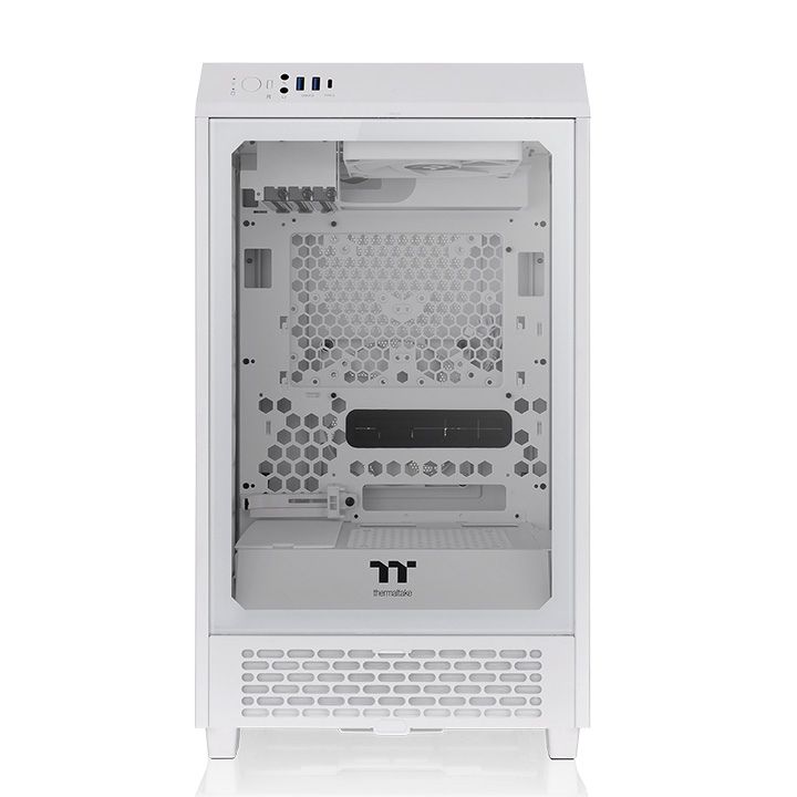 Thermaltake The Tower 200 Mini Chassis Tempered Glass Snow White