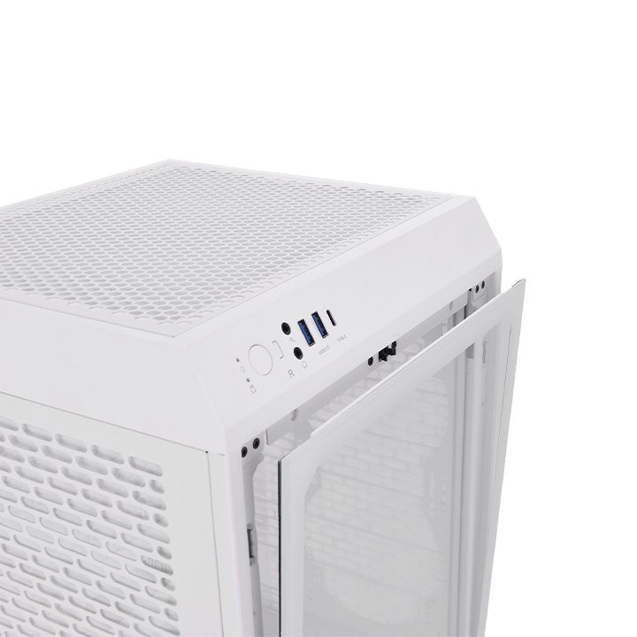 Thermaltake The Tower 200 Mini Chassis Tempered Glass Snow White