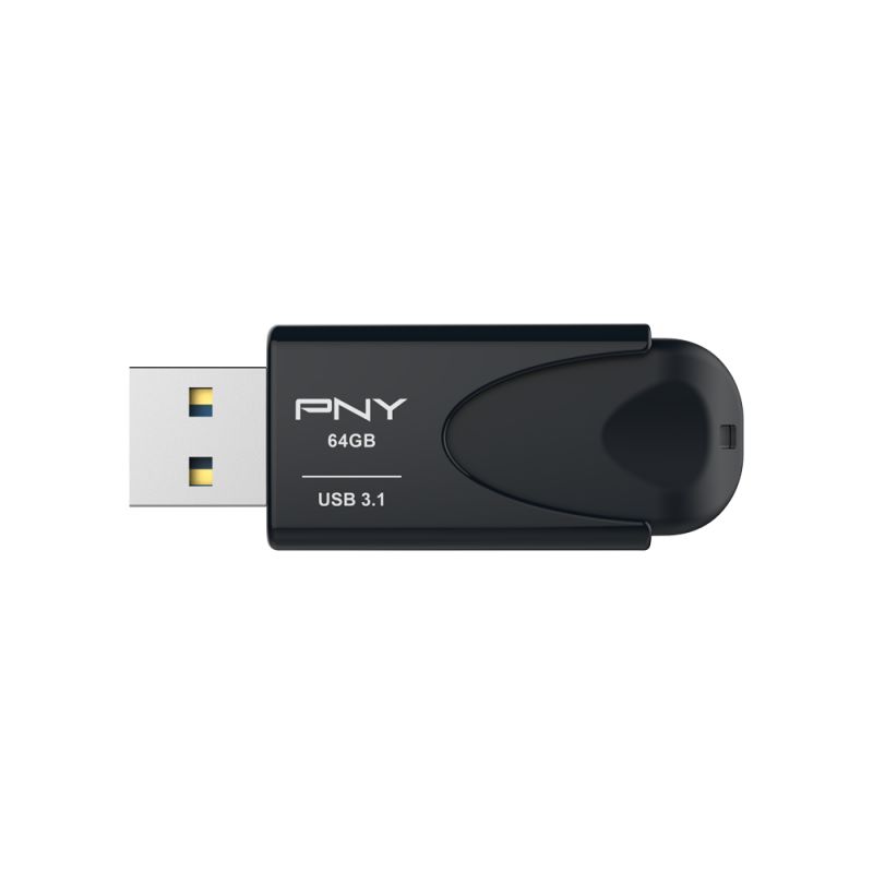 PNY 64GB Attaché 4 Flash Drive USB3.1 Black