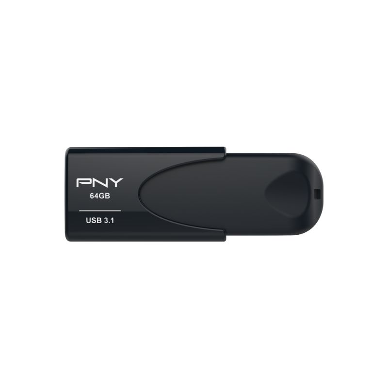 PNY 64GB Attaché 4 Flash Drive USB3.1 Black