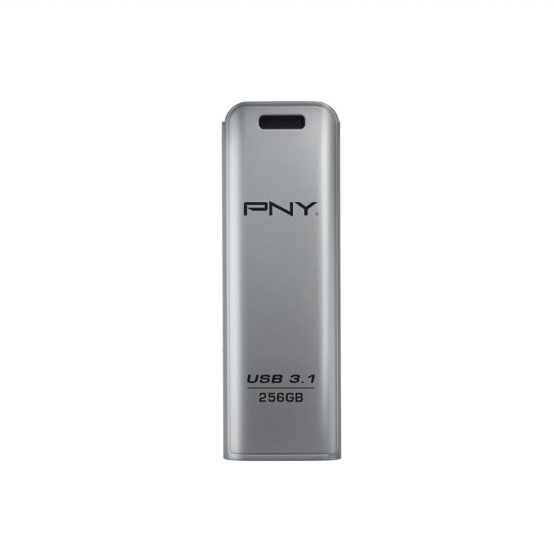 PNY 256GB Elite Steel Flash Drive USB3.1 Silver