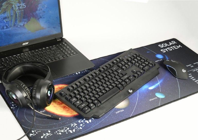 Gembird MP-SOLARSYSTEM-XL-01 Mouse Pad Black