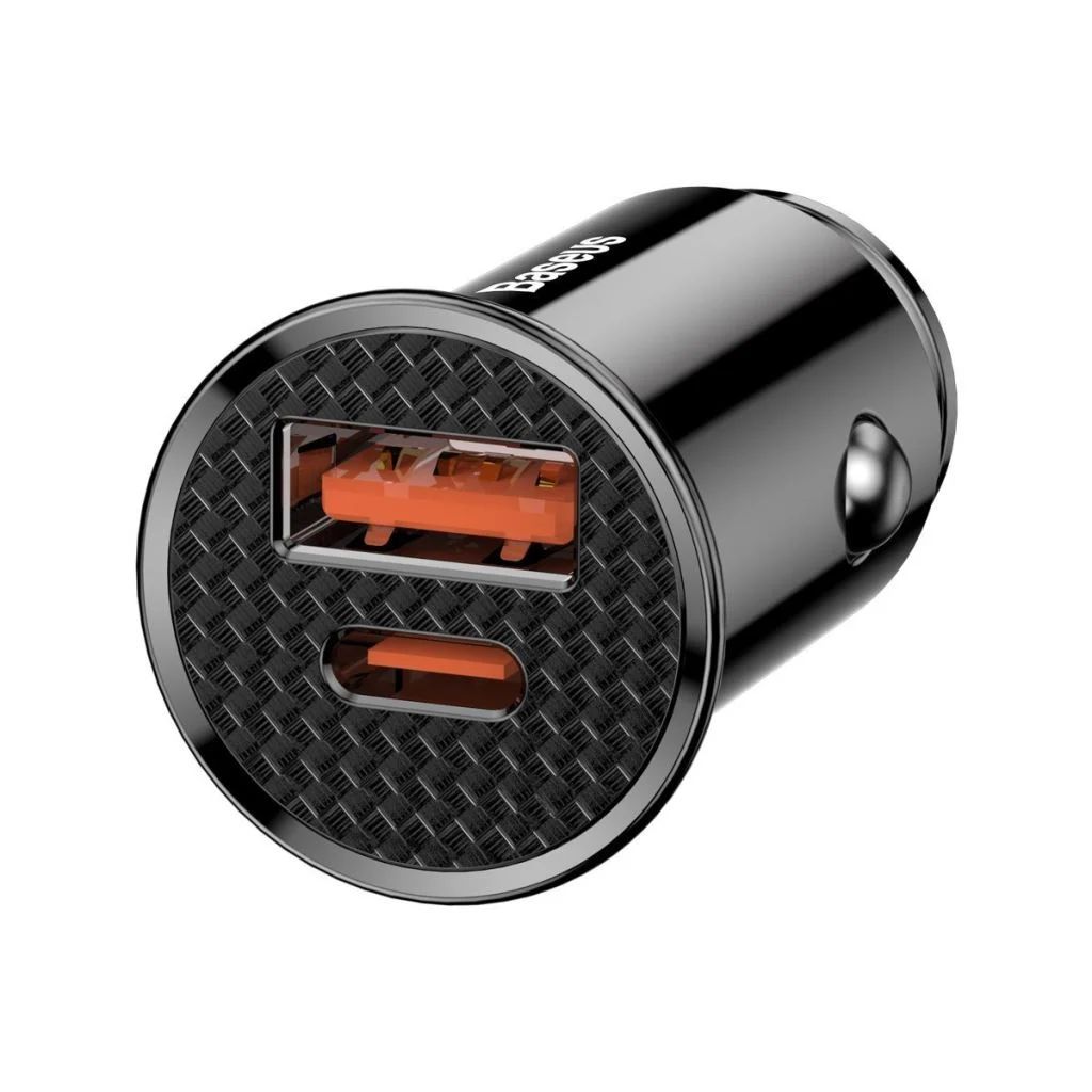 Baseus Circular 30W Car Charger Black