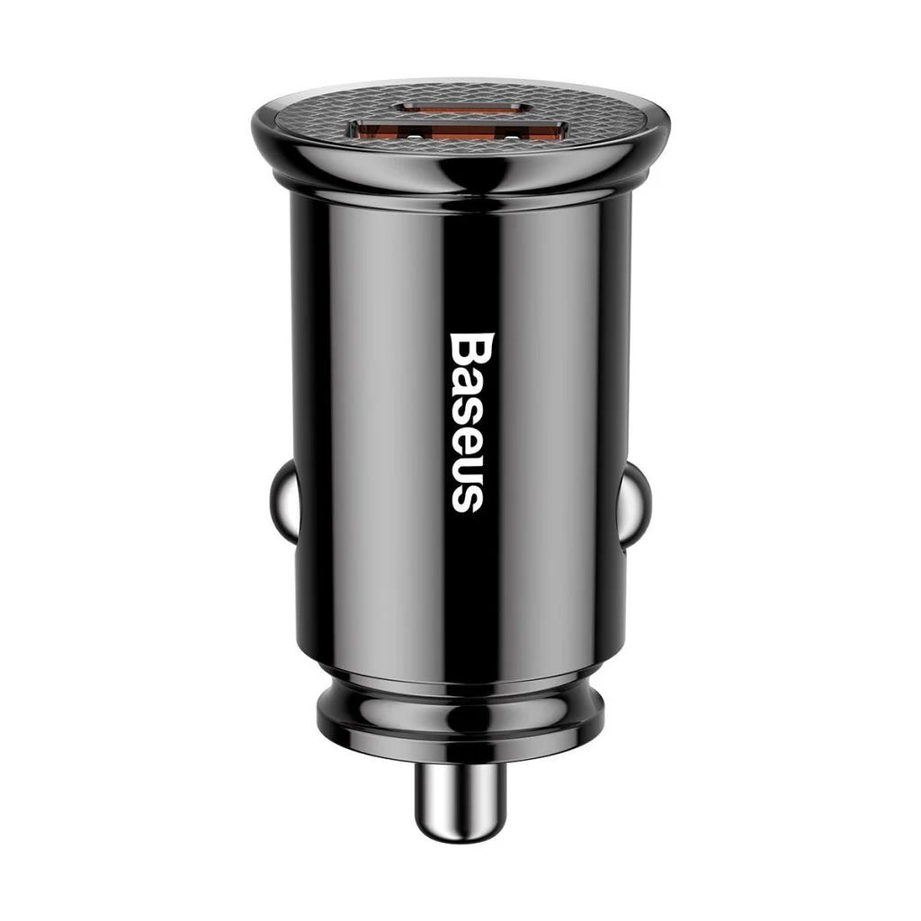 Baseus Circular 30W Car Charger Black