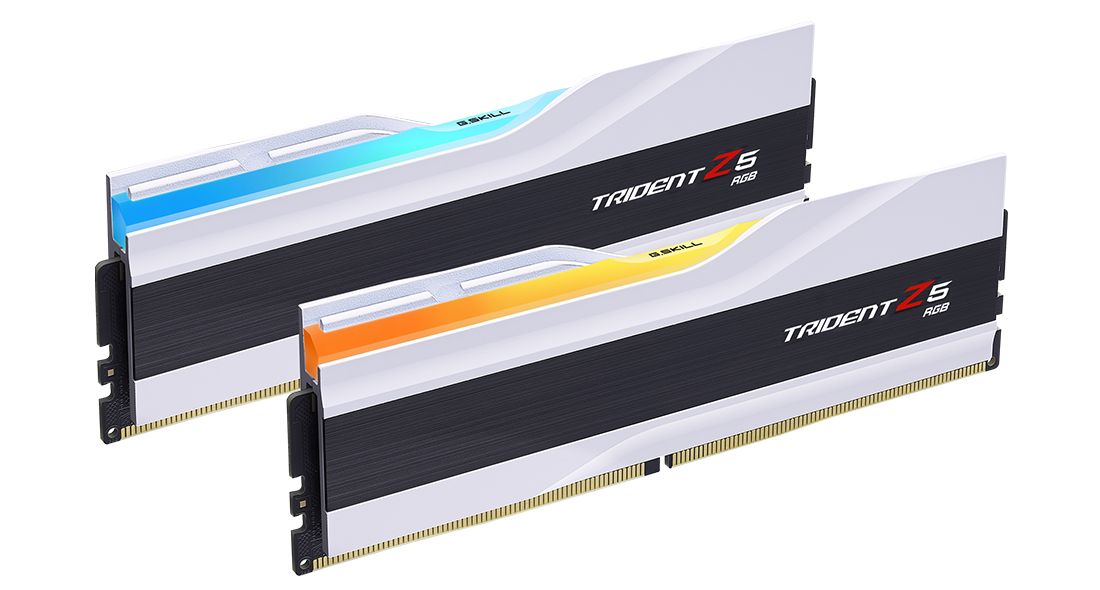 G.SKILL 32GB DDR5 6000MHz Kit(2x16GB) Trident Z5 RGB Matte White