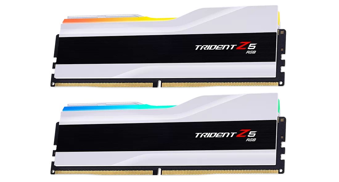 G.SKILL 32GB DDR5 6000MHz Kit(2x16GB) Trident Z5 RGB Matte White