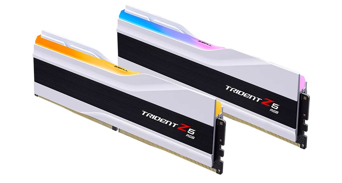 G.SKILL 64GB DDR5 6400MHz Kit(2x32GB) Trident Z5 RGB Matte White