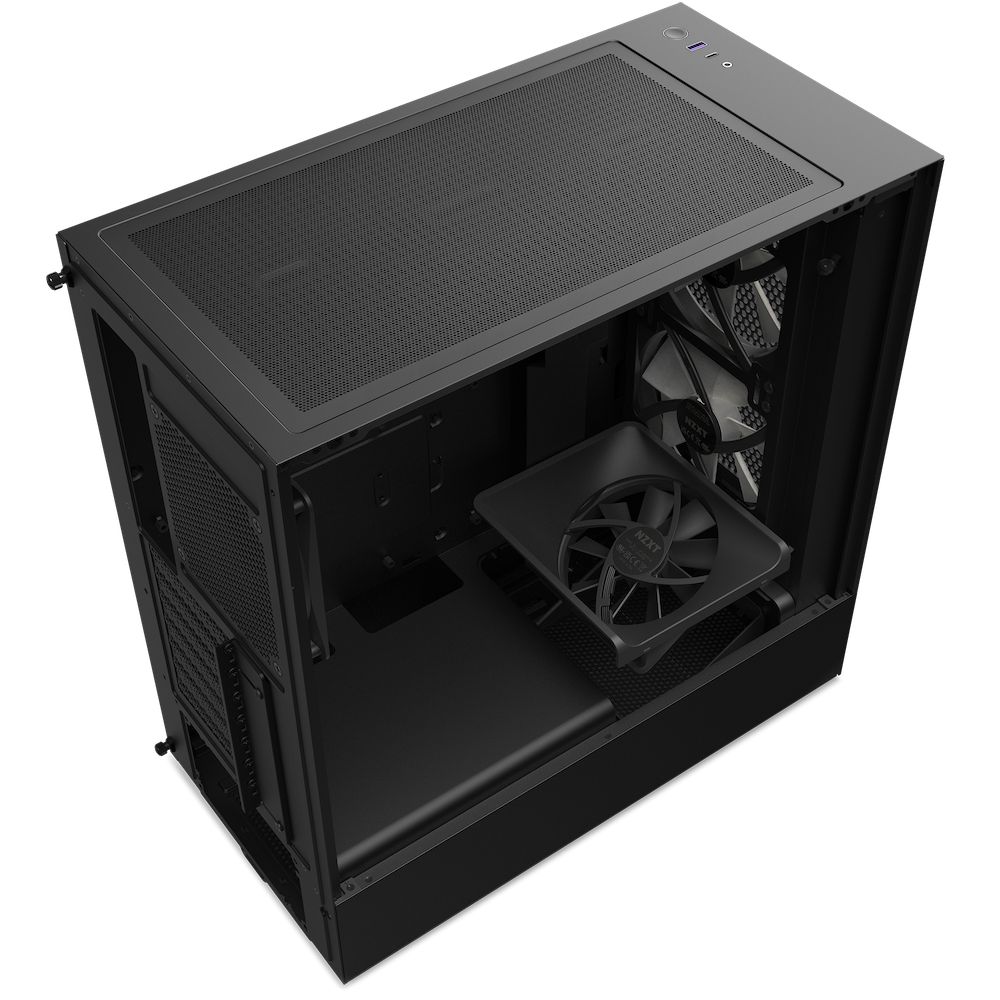 NZXT H5 Flow RGB Tempered Glass Black