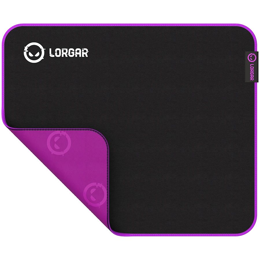 LORGAR Main 313 Egérpad Black/Purple